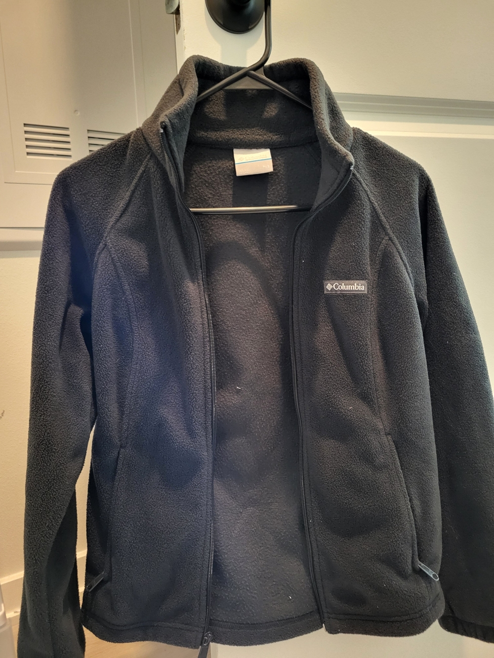 Columbia Womens Black Fleece Jacket Xs Petite
